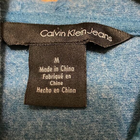 Calvin Klein-Jeans Blue Cotton Blend Sports Jacket. L - Picture 2 of 4
